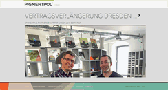 Desktop Screenshot of pigmentpol.de